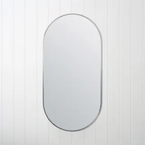 Oval Mirror Stainless Steel for Bathroom, Yabby by Yabby, a Mirrors for sale on Style Sourcebook