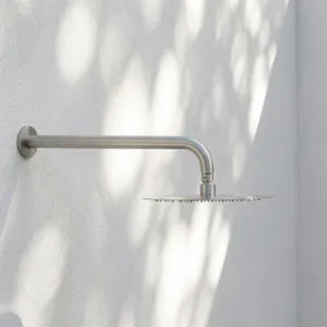 Outdoor Wall Shower Arm and Head, Stainless Steel, Yabby by Yabby, a Shower Heads & Mixers for sale on Style Sourcebook