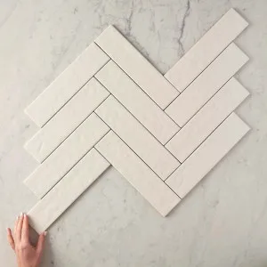 Thirroul White Matte Subway Tile by TileCloud, Home Decor by TileCloud, a Subway Tiles for sale on Style Sourcebook