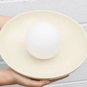 Dawn Bendigo Poppyseed Wall Light, Handcrafted Ceramic, IP44 Rated, for Bedroom, Living Area, or Bathroom by Dawn, a Wall Lighting for sale on Style Sourcebook