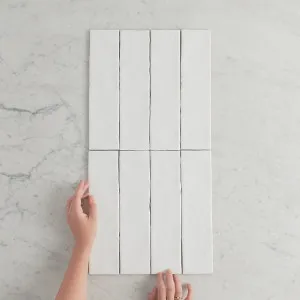 White Gloss Subway Tile by TileCloud, 1x1 inch by TileCloud, a Subway Tiles for sale on Style Sourcebook