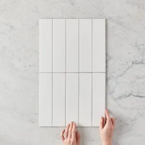 Matte White Subway Tile by TileCloud, 6x12 inches by TileCloud, a Subway Tiles for sale on Style Sourcebook