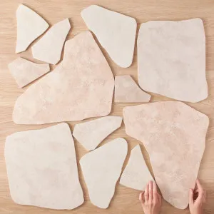 Clovelly Stone Look Crazy Paving Tile by TileCloud, Suitable for Indoor and Outdoor Use, 6 Different Shapes per Set by TileCloud, a Outdoor Tiles & Pavers for sale on Style Sourcebook