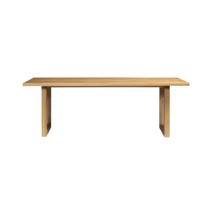 Bronte 220cm Dining Table - Natural by Lounge Lovers, a Dining Tables for sale on Style Sourcebook