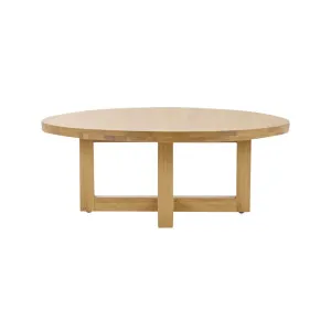 Bronte Round Coffee Table - Natural by Lounge Lovers, a Coffee Table for sale on Style Sourcebook