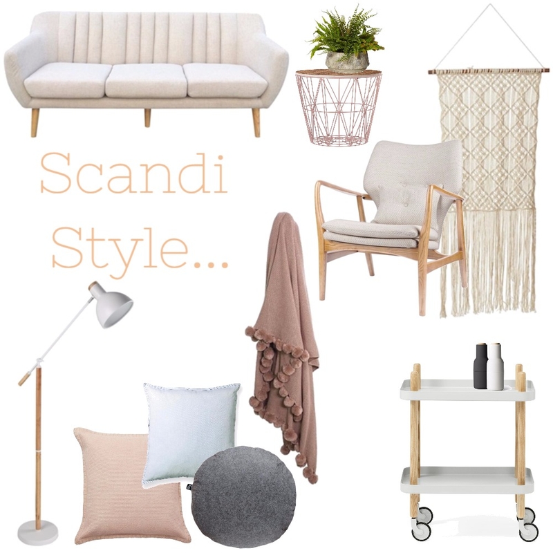 Scandi Styling. Mood Board by DOT + POP on Style Sourcebook