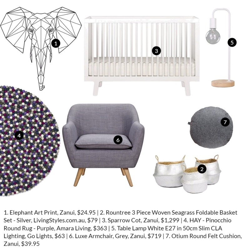 Neutral nursery Mood Board by Katy Thomas Studio on Style Sourcebook