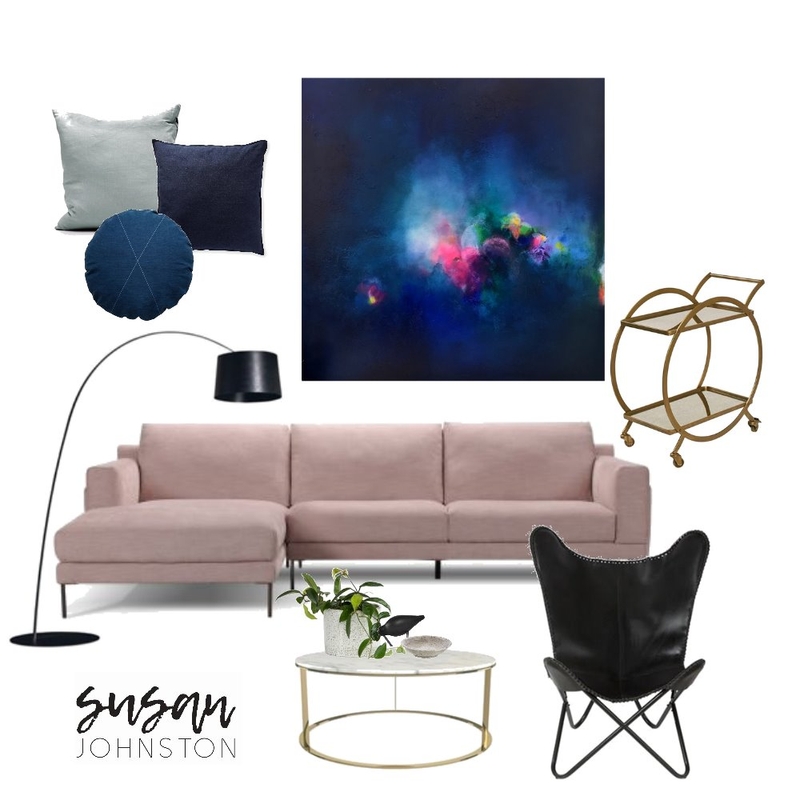 Moody Ladies Lounge x Mood Board by Susan Johnston on Style Sourcebook