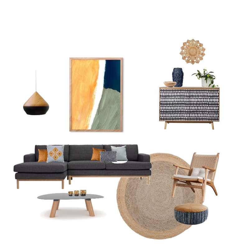 Modern Boho Mood Board by sm1411 on Style Sourcebook