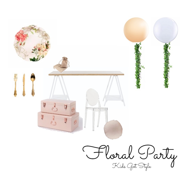 Floral Party Mood Board by Gotstyle on Style Sourcebook