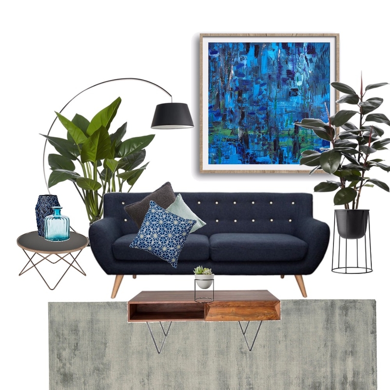 Blue &amp; Green SHOULD be seen! Mood Board by Kaz Djordjevic Studio on Style Sourcebook