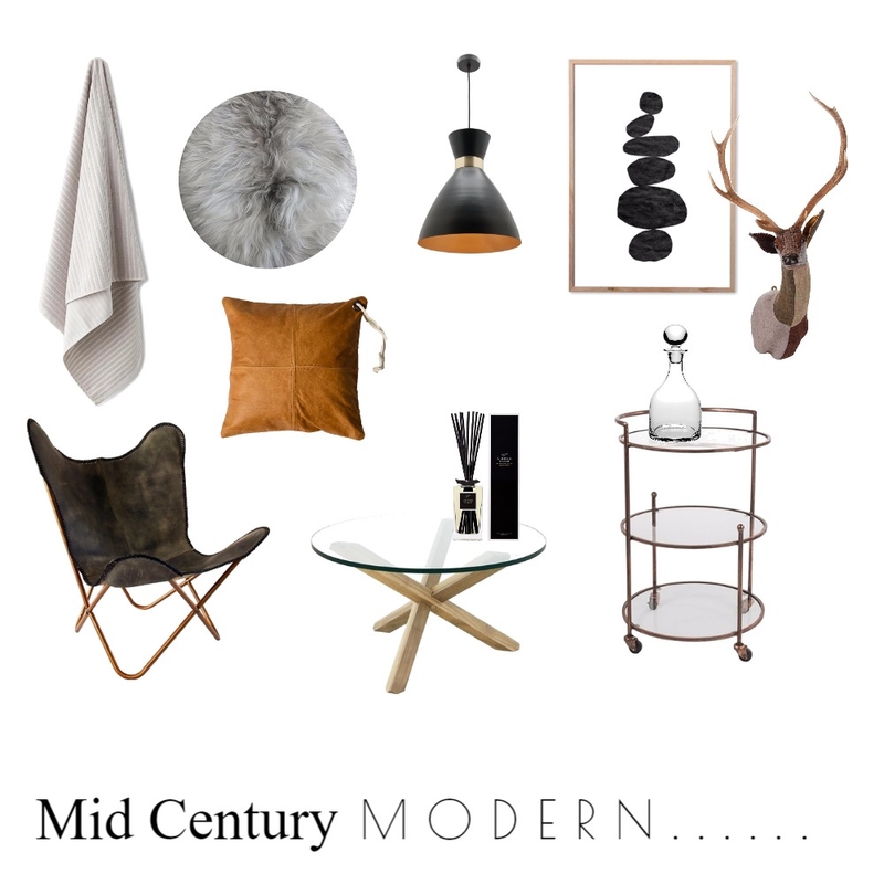 My take on MID Cent M O D E R N Mood Board by Rebecca Kurka on Style Sourcebook