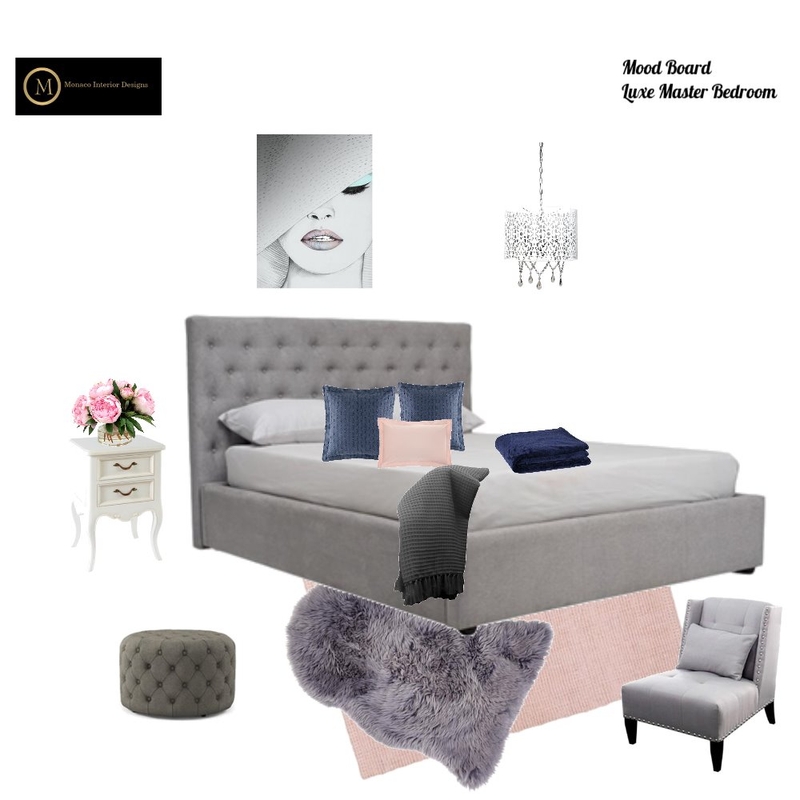 Luxe Master Bedroom Mood Board by Elisha on Style Sourcebook