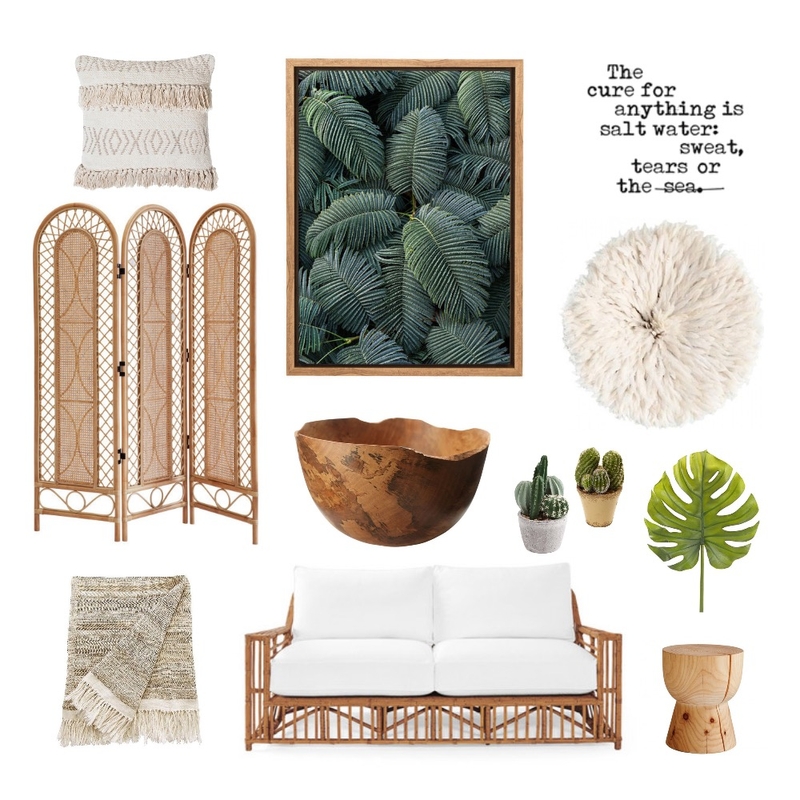 Tropical Boho Mood Board by CBInteriorDesign on Style Sourcebook