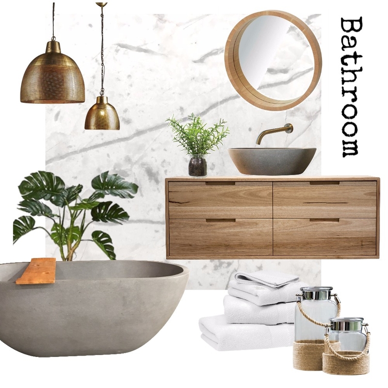 Neutral Bathroom Mood Board by Janine on Style Sourcebook