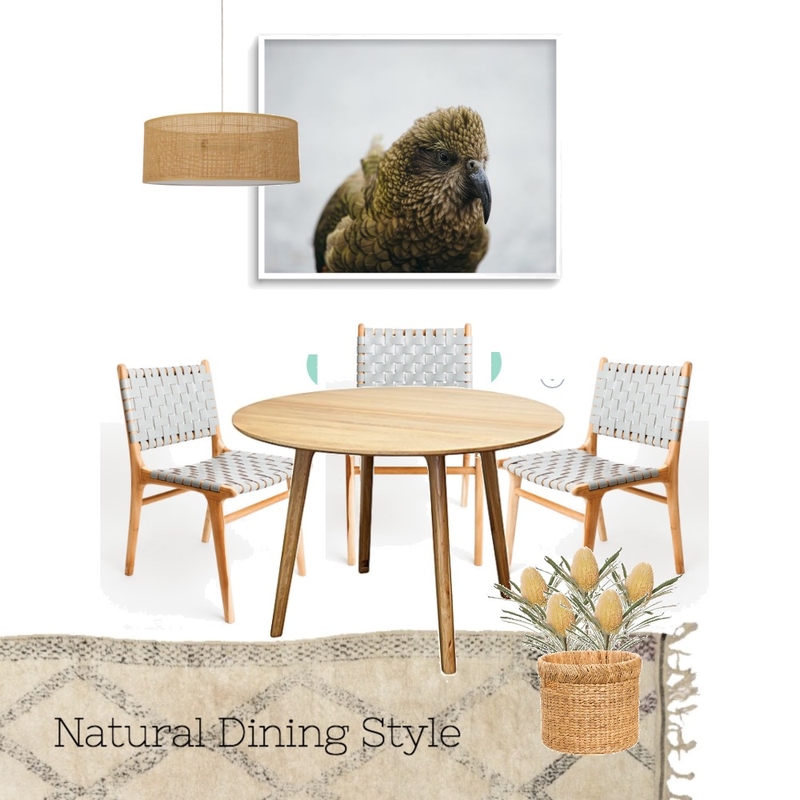 Natural Dining Style Mood Board by dearlittlehome on Style Sourcebook