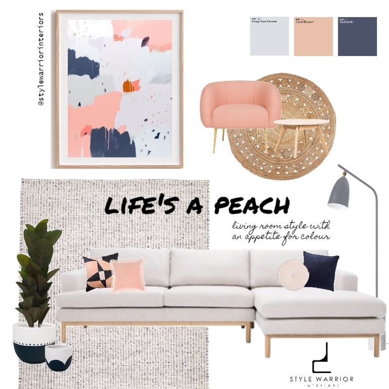 Life's a peach Mood Board by stylewarrior on Style Sourcebook