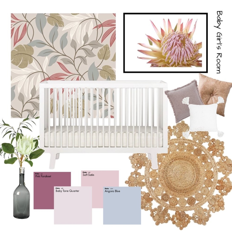 Girl's Nursery Mood Board by AnnabelFoster on Style Sourcebook