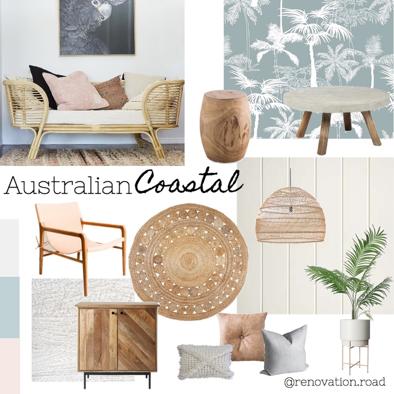 Australian Coastal Mood Board by Renovation Road on Style Sourcebook