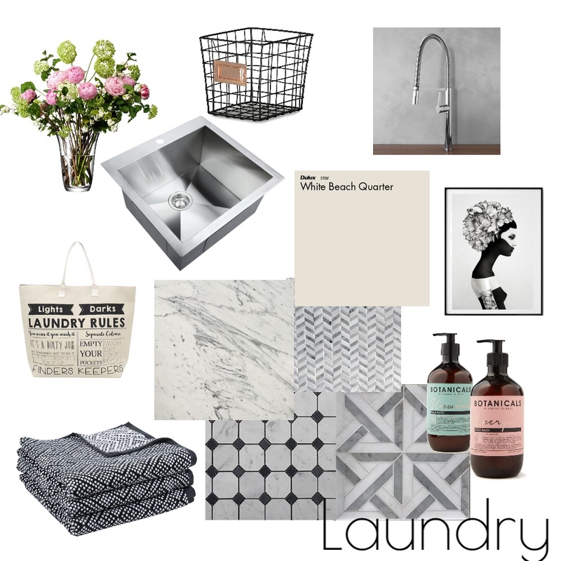 Elegant Laundry Mood Board by LauraMcPhee on Style Sourcebook