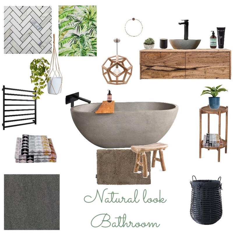 Natural look Bathroom Mood Board by the.stuff.and.the.thangs on Style Sourcebook