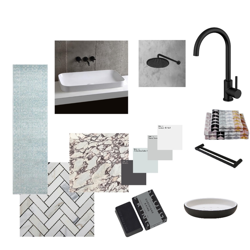 Guest Bathroom Mood Board by acb on Style Sourcebook