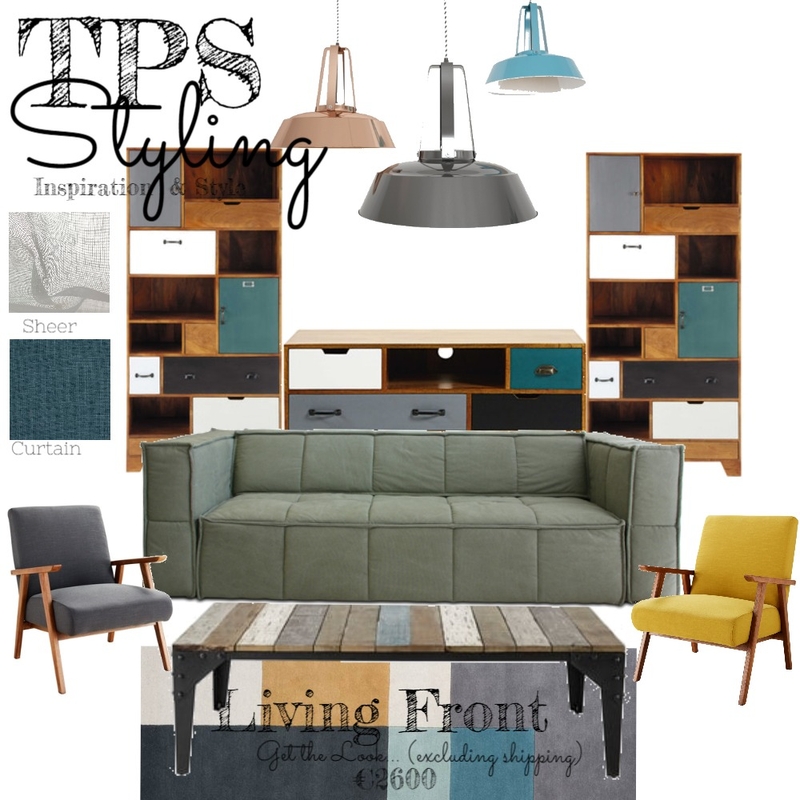 Client Two Proposal Living Room Mood Board by thepropertystyler on Style Sourcebook