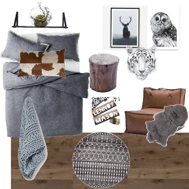 Scandinavian Winter Boys Room Mood Board by Zoe on Style Sourcebook