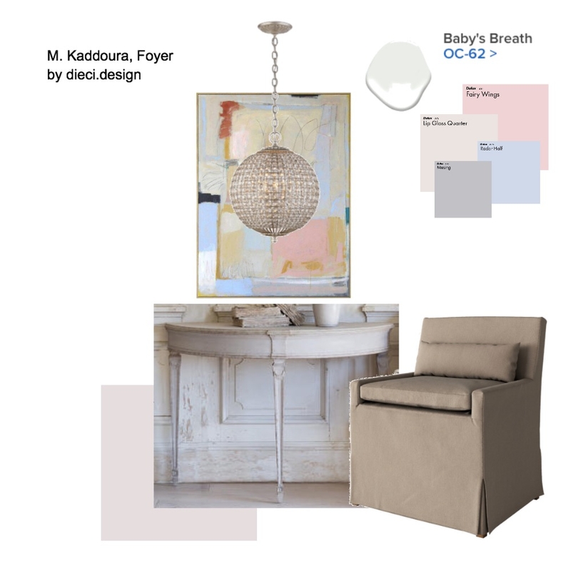 Kaddoura, M Foyer Classic Mood Board by dieci.design on Style Sourcebook