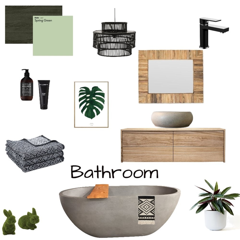 bathroom-earthtones Mood Board by anja on Style Sourcebook