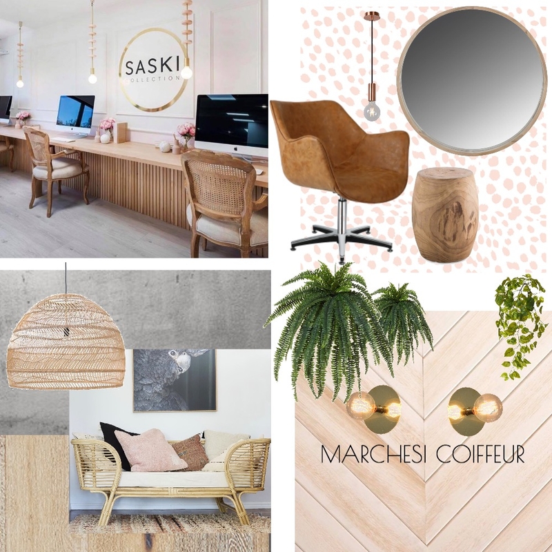 Marchesi Hair Studio Fit Out Mood Board by Renovation Road on Style Sourcebook