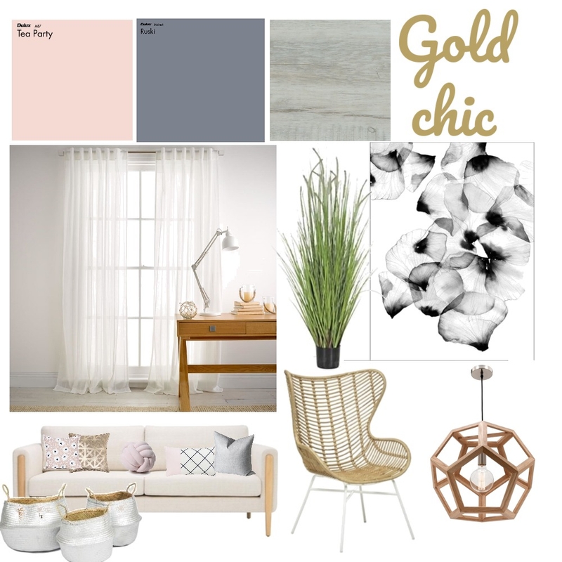 Gold chic Mood Board by Harleen Bhatia on Style Sourcebook