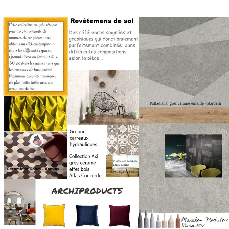 PLANCHE REVETEMENTS DE SOL Mood Board by ABARNOUSSI on Style Sourcebook