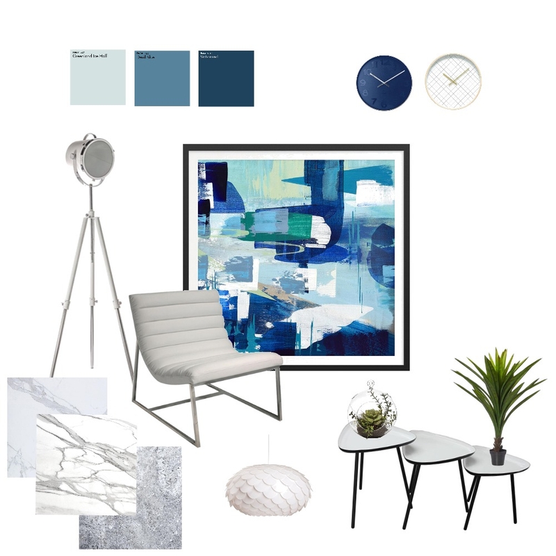 blue living Mood Board by fakata on Style Sourcebook