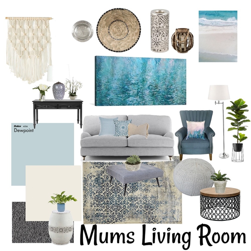 Blue Mood Mood Board by DLees74 on Style Sourcebook