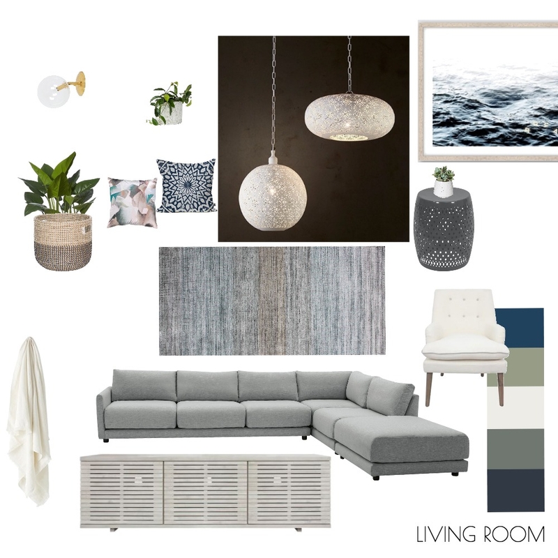 LIVING 1 Mood Board by makermaystudio on Style Sourcebook