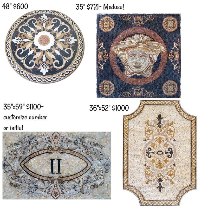 Monis-Wright Mosaic tile rug Mood Board by Nicoletteshagena on Style Sourcebook