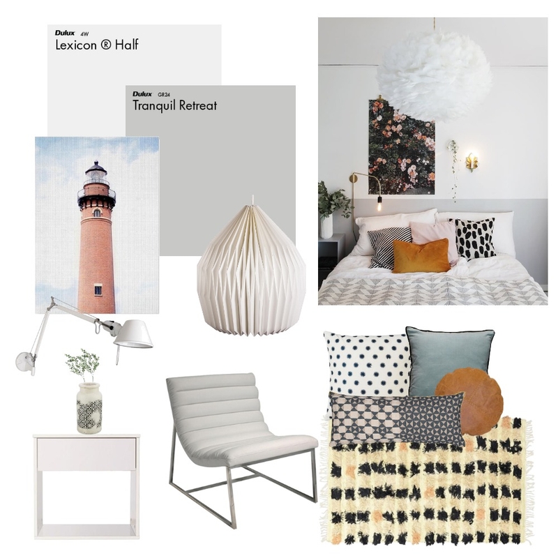 Bedroom Mood Board by Studio Esar on Style Sourcebook