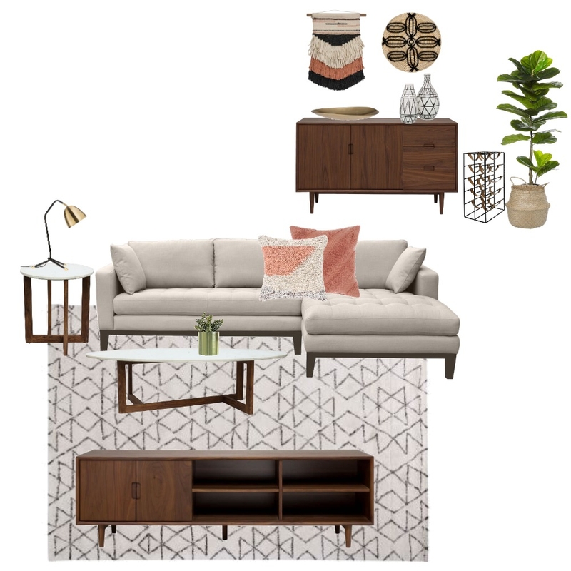 mid-century boho Mood Board by karleepaterson on Style Sourcebook