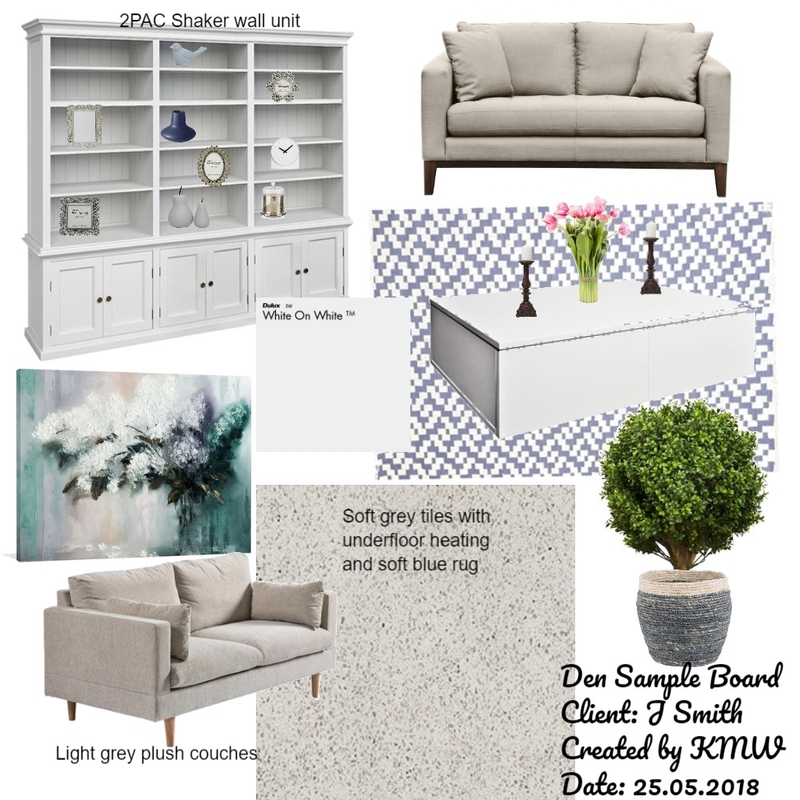 Den Sample Board Mood Board by Kellieweston on Style Sourcebook