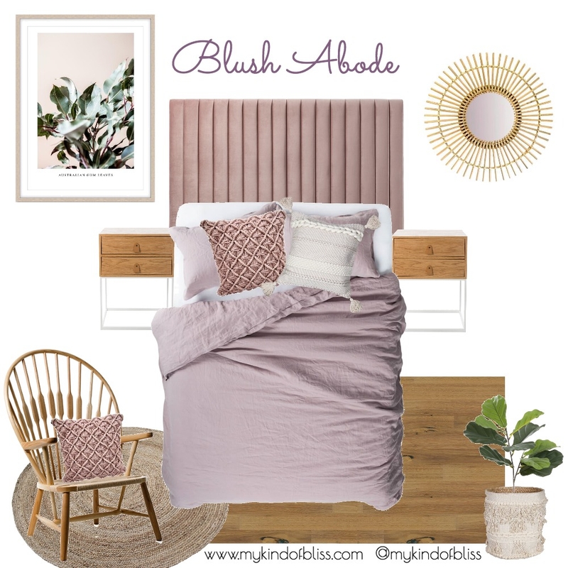 BLUSH BEDROOM Mood Board by My Kind Of Bliss on Style Sourcebook