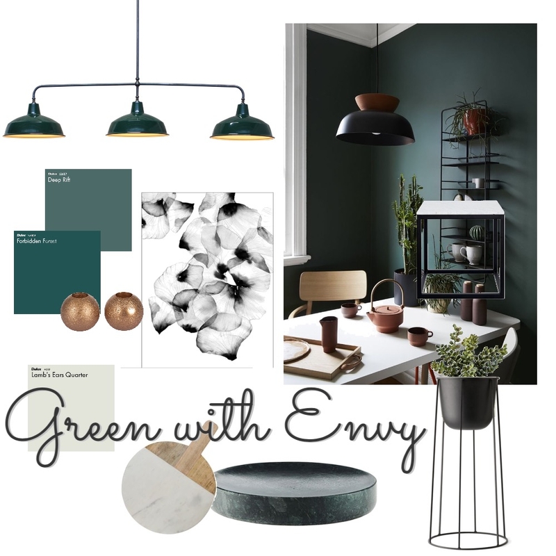 Green Mood Board by thebohemianstylist on Style Sourcebook