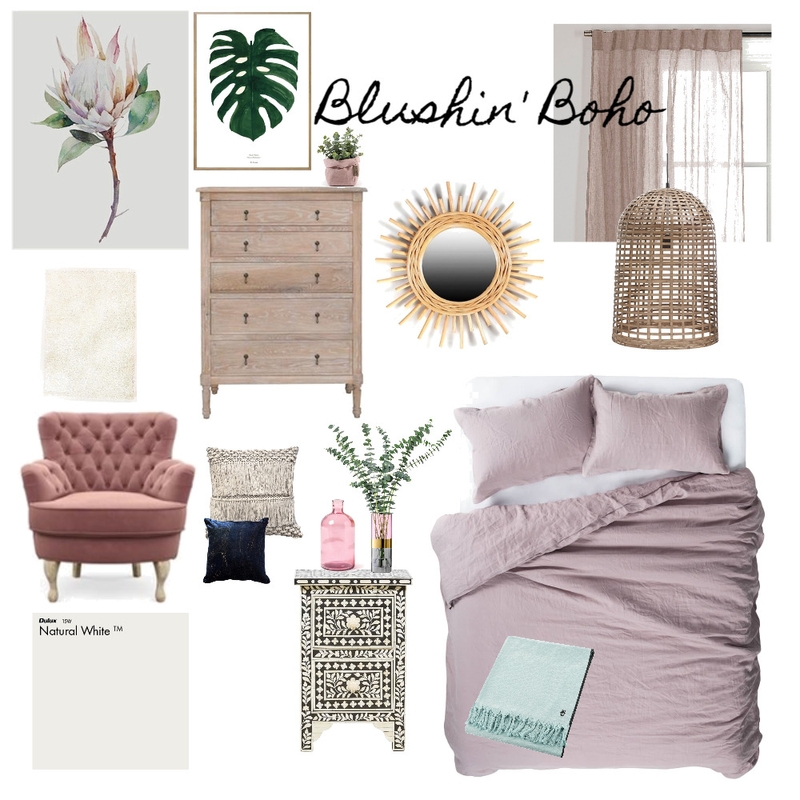 Blushin' Boho Mood Board by rwoodbridge on Style Sourcebook