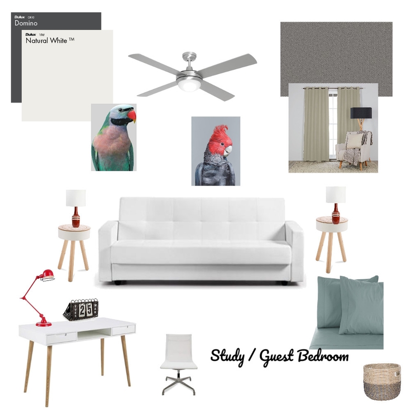 study / guest bedroom Mood Board by anja on Style Sourcebook