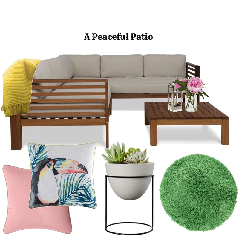 A PEACEFUL PATIO Mood Board by DiamondBrook on Style Sourcebook