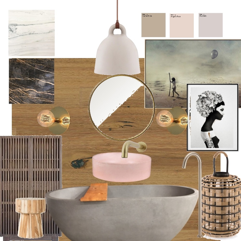 Minimal Bathroom Mood Board by Zen on Style Sourcebook