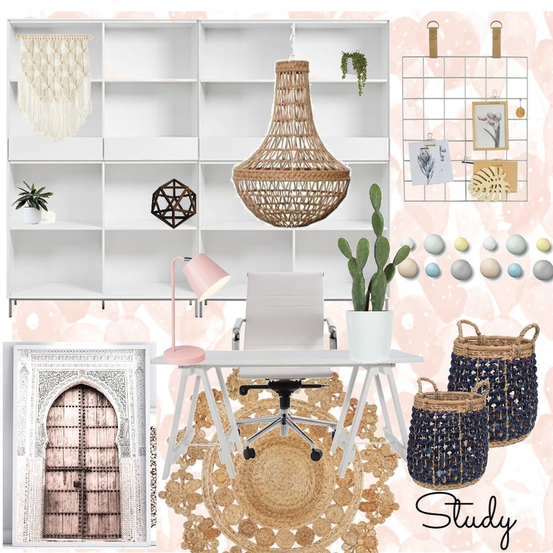 Study Mood Board by Sel Noir Designs  on Style Sourcebook