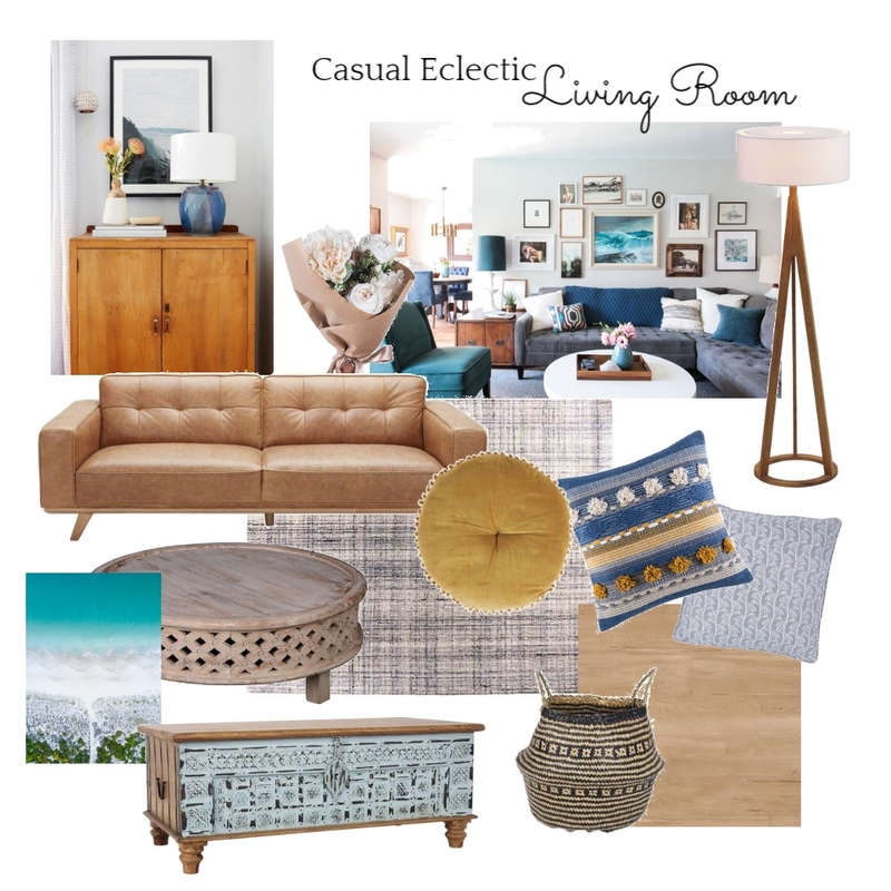 Casual Eclectic Living Room Mood Board by housenerd on Style Sourcebook