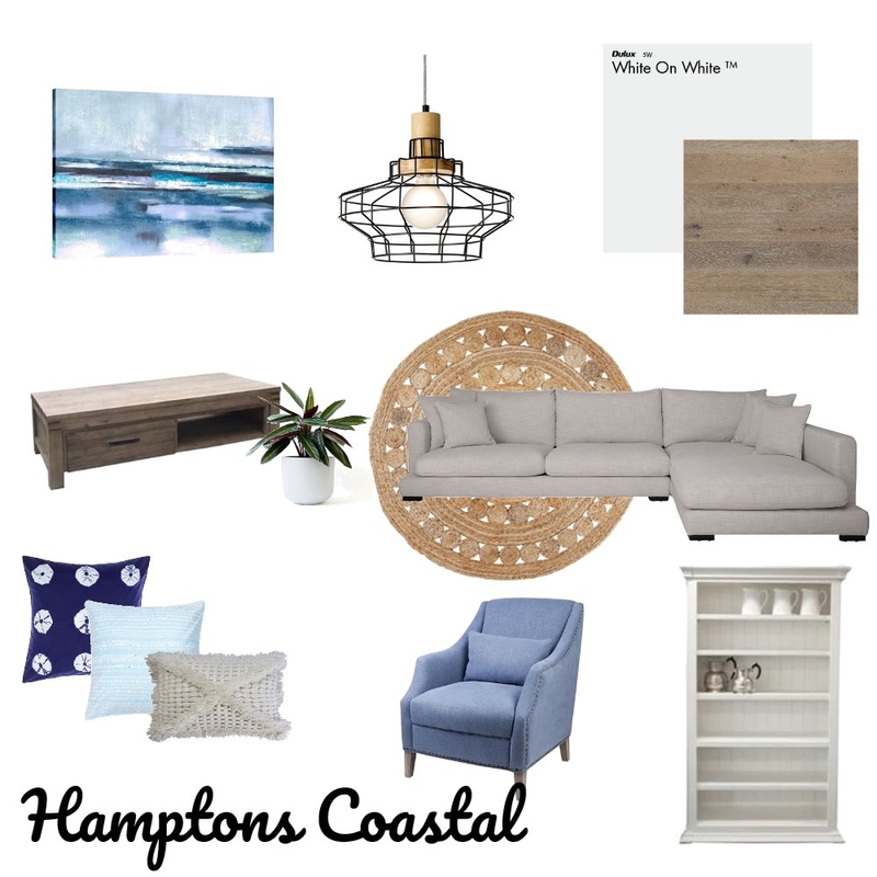 Amy's Hampton Coastal Lounge Room Mood Board by undefined on Style Sourcebook