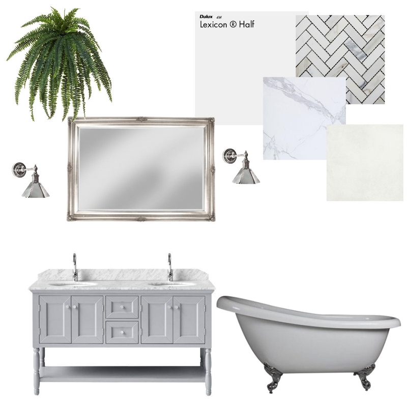 Classic Bathroom Mood Board by TheBuildersWife on Style Sourcebook